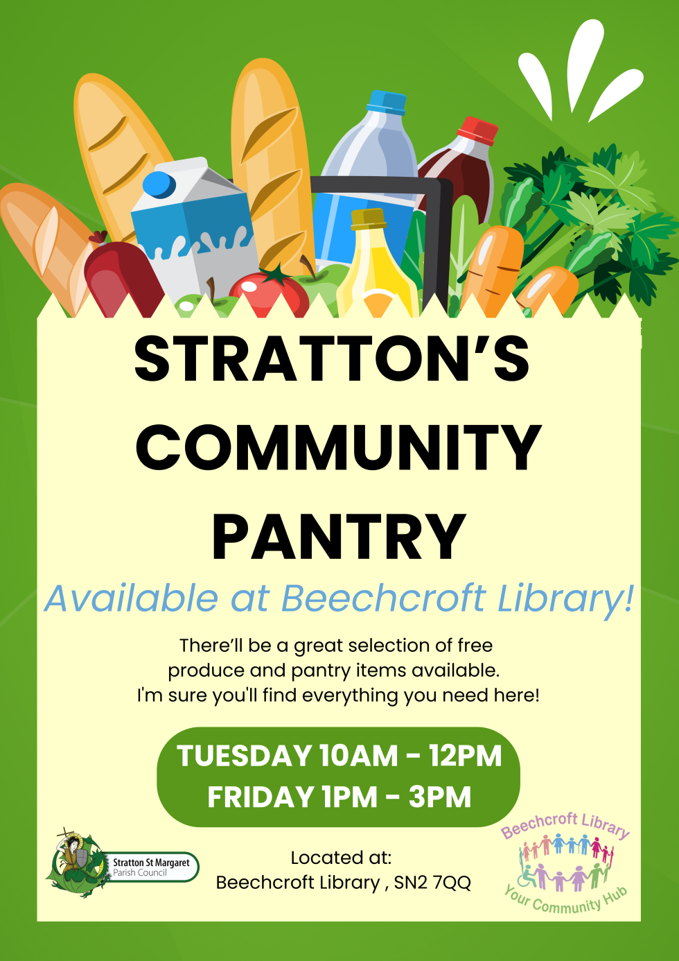 Strattons Community Pantry Poster