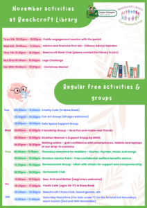 November Activities At Beechcroft Library