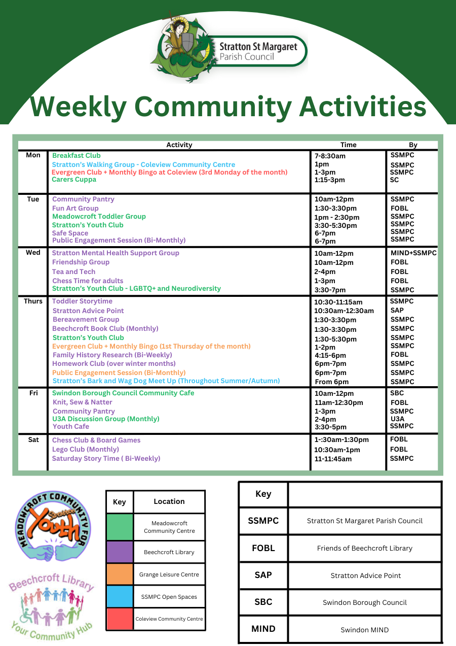 Weeklycommunityactivities 01.11.2024